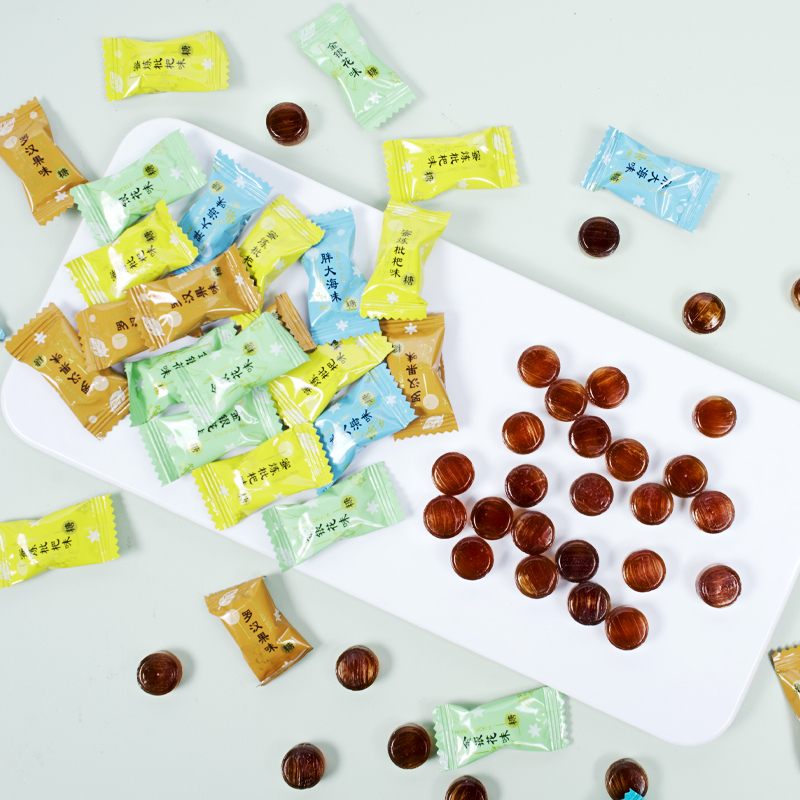 润喉糖[混合装]200颗 金银花胖大海枇杷罗汉果薄荷糖清凉糖清新口气招待糖果零食高清大图