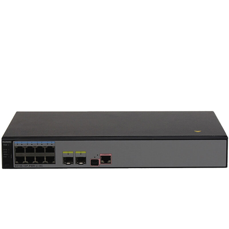 华为交换机S5700-10P-PWR-LI-AC(8个10/100/1000Base-T以太网端口,2个千兆SFP）