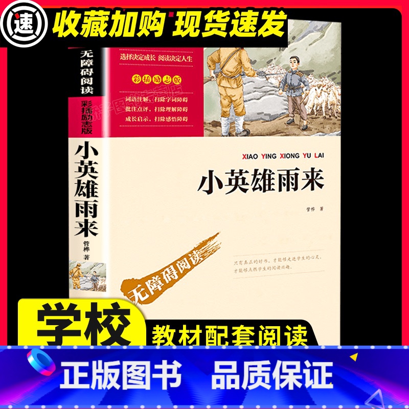 【满2件9折】小英雄雨来 【正版】论语 国学经典 原著正 版快乐读书吧小学生二三四五六年级阅读课外书必读书籍书目儿童文学