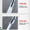 标准款(单出水) [亮光]大弯圆管(高款) 九牧王厨房洗菜盆冷热防溅万向水龙头全铜四方洗碗池不锈钢拉丝