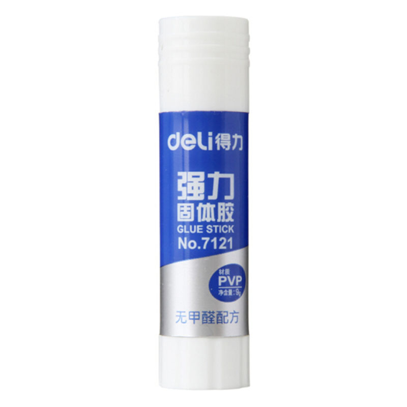 得力(deli)7121 PVP 强力固体胶 胶棒 无甲醛配方 24支装