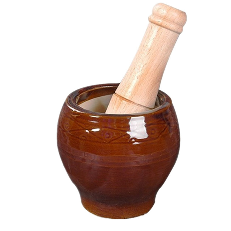 家用陶瓷蒜臼子捣蒜蒜蓉蒜泥器捣碎研磨做糊糊蒜蒜臼子