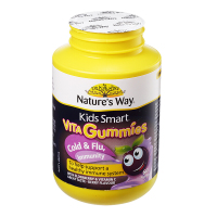 佳思敏(Nature's Way)儿童黑接骨木软糖60粒/瓶装 补充维生素健康体质适合2岁以上新旧包装随机发