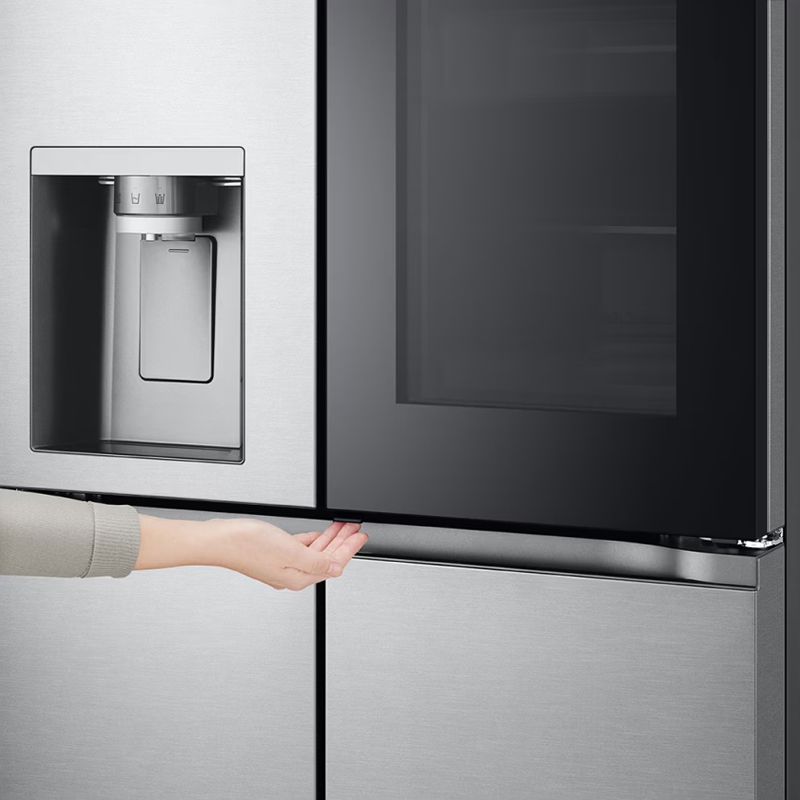 LG F544MMB95D 新品508L十字四门透视窗敲一敲门中门制冰冰箱 替代 F523MPZ88B高清大图