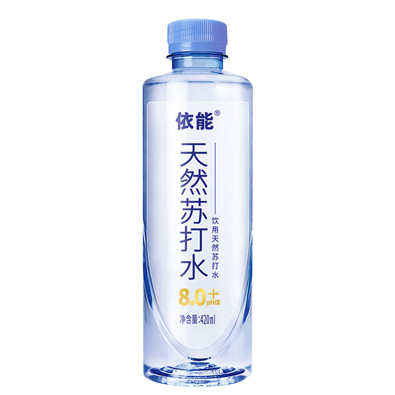 依能苏打水420ml*15瓶水质澄澈入口清爽宝盖款03.117高清大图