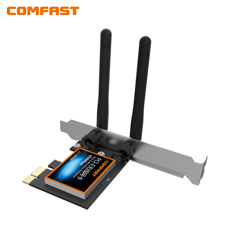COMFAST CF-WP650 双频无线网卡PCI-E接口 台式机电脑内置 网卡 接收器发射器 内置WIFI
