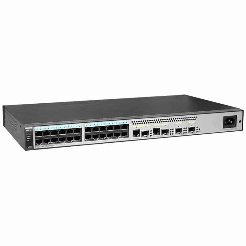 华为 HUAWEI S1720-28GWR-PWR-4TP 24口全千兆智能网管交换机 企业级 POE供电交换机