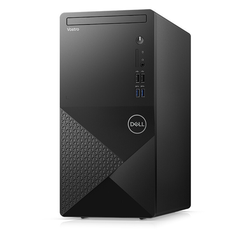 戴尔(DELL) Vos成就3910 十二代酷睿i3-12100 商用办公高性能台式电脑游戏设计主机i3-12100 16G内存 256G固态+1T机械 2G独显 定制