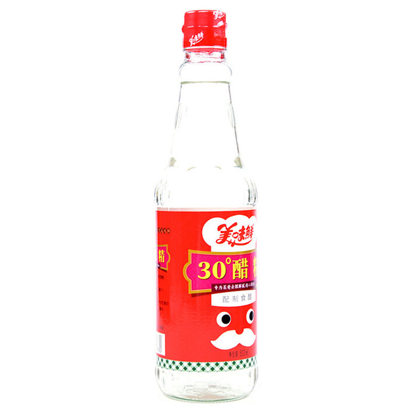 美味鲜30°醋精500ml 醋清味浓 食用香醋白醋
