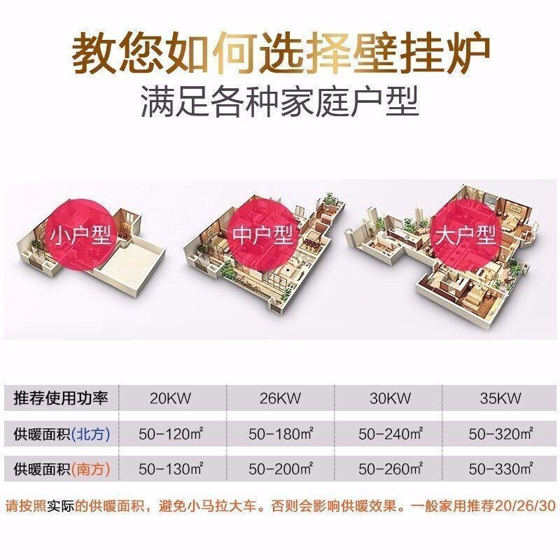 Haier海尔壁挂炉家用 燃气采暖炉地暖天然气全屋采暖两用L1PB35-HC1(T)