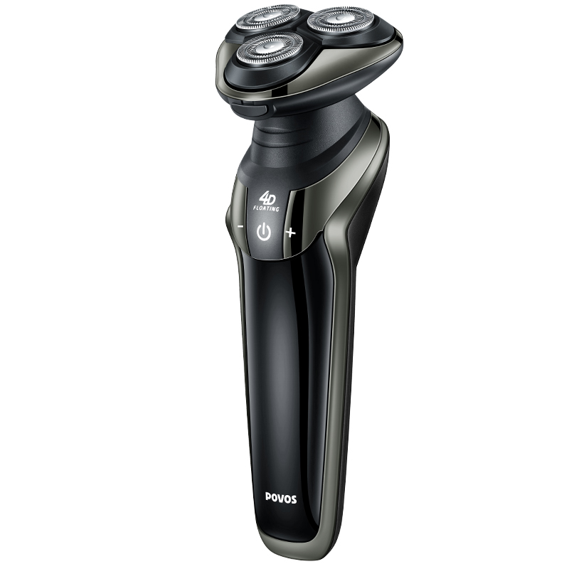 奔腾(POVOS) PQ9211 剃须刮胡刀4D智能屏显 全身水洗 黑色高清大图