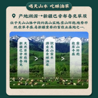 苏鲜生新疆巴音布鲁克草原黑头羊羔羊肉卷 320g*3盒