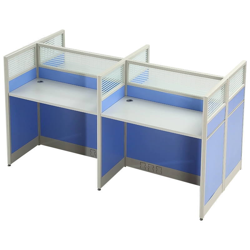 中豫鑫泽 ZYXZ5031809 职员桌屏风工位职员办公桌 王字型四人位