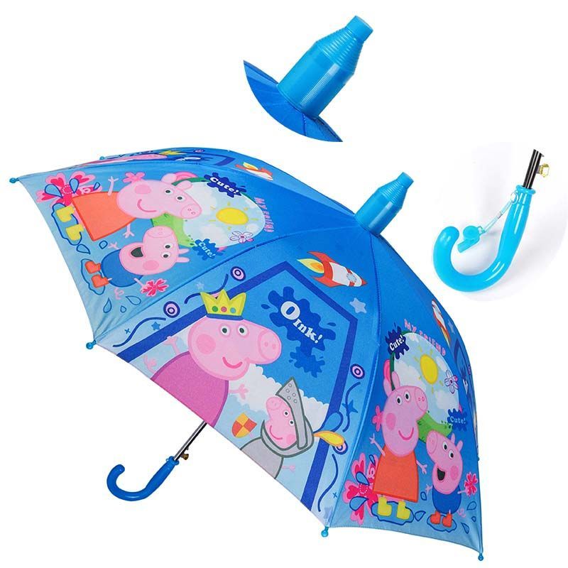 长柄卡通自动儿童雨伞韩国男女小学生遮阳伞宝宝小伞可爱太阳伞