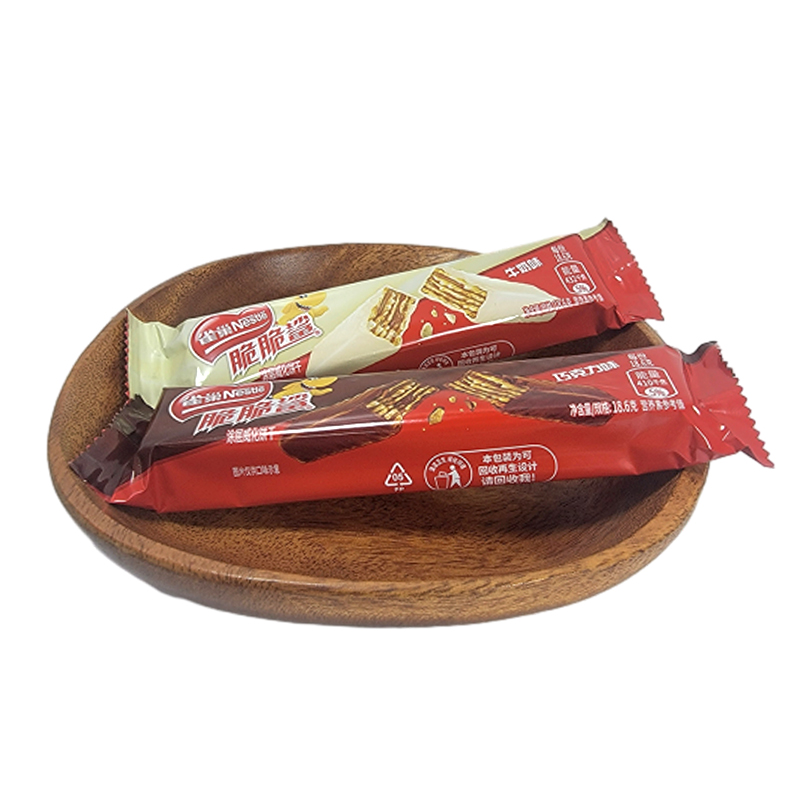 雀巢脆脆鲨涂层威化饼干24条盒装牛奶味巧克力味年货休闲零食品高清大图