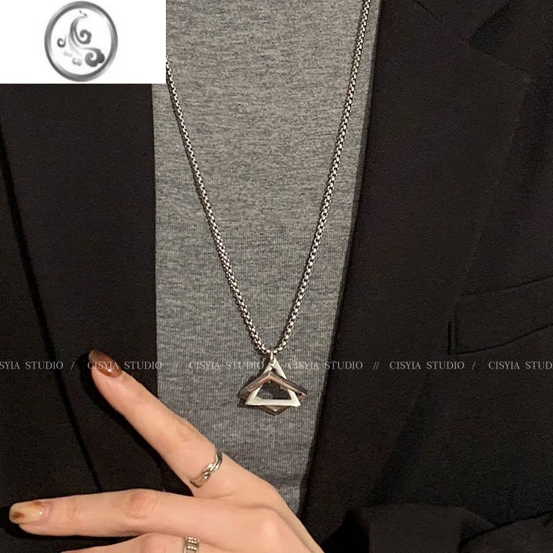 JiMi长款毛衣链设计感小众轻奢气质高级感卫衣项链女款2023新款图片