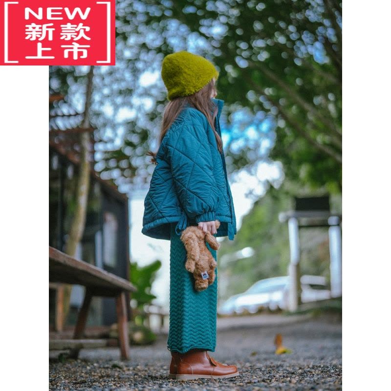 可莉允 女童冬季外套2022新款保暖儿童时髦可爱棉袄宝宝丝绵棉服图片