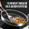 赫巴兹不锈钢煎锅平底锅蜂窝锅家用电磁炉煎牛排煎烙饼不粘锅1310