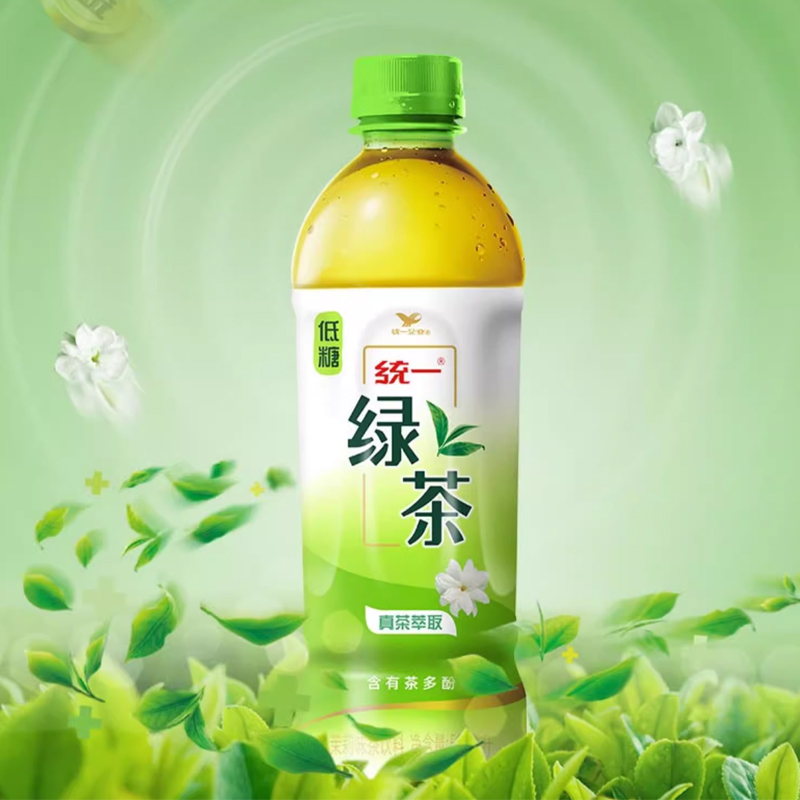 统一 绿茶 500ml*15瓶 整箱装 新旧包装交替发货高清大图
