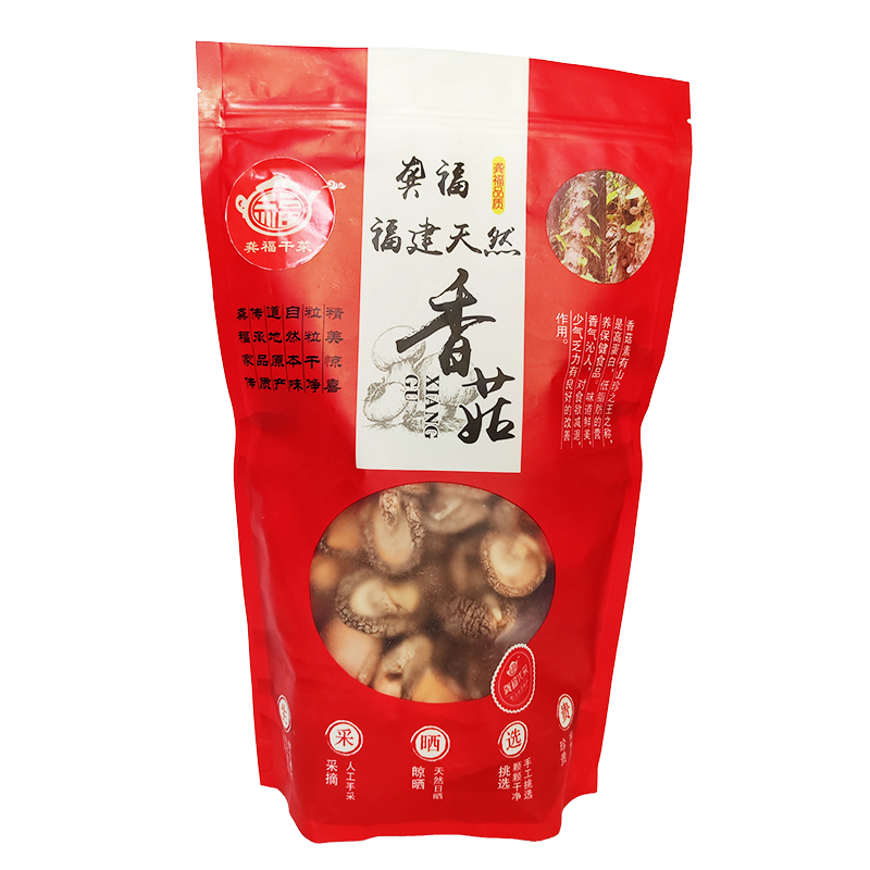 龚福干菜 南北货 龚福福建天然香菇375g/袋