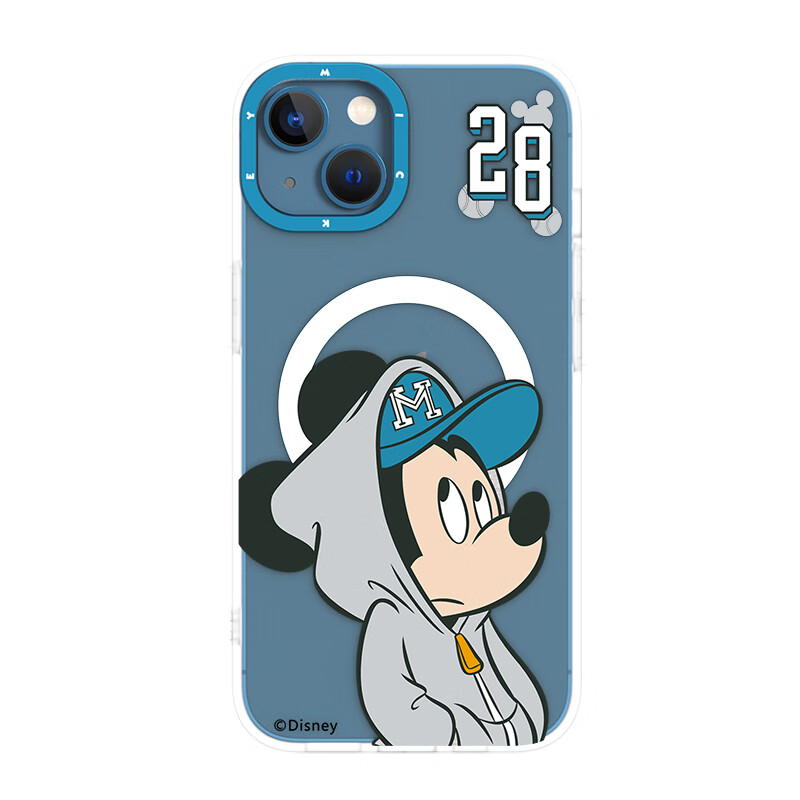 ESCASE 苹果14手机壳磁吸iPhone13保护套MagSafe充电壳防摔创意个性情侣磨砂防指纹迪士尼保护壳高清大图