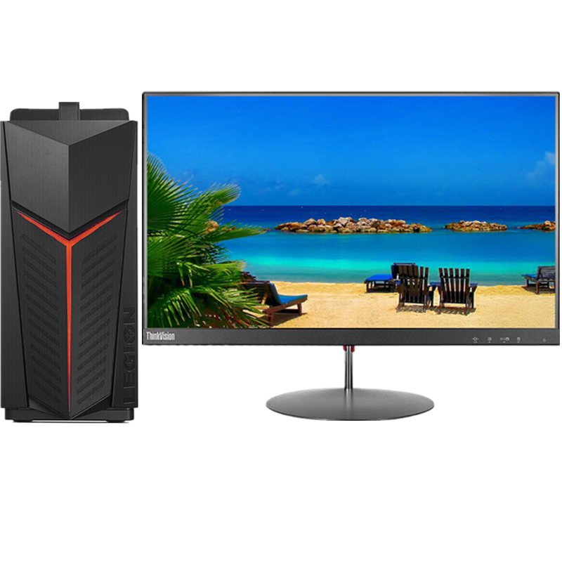 联想拯救者刃7000 i7-9700F /16G/ 512G +2T/1660sp-6G/23.8显示器/键鼠套装