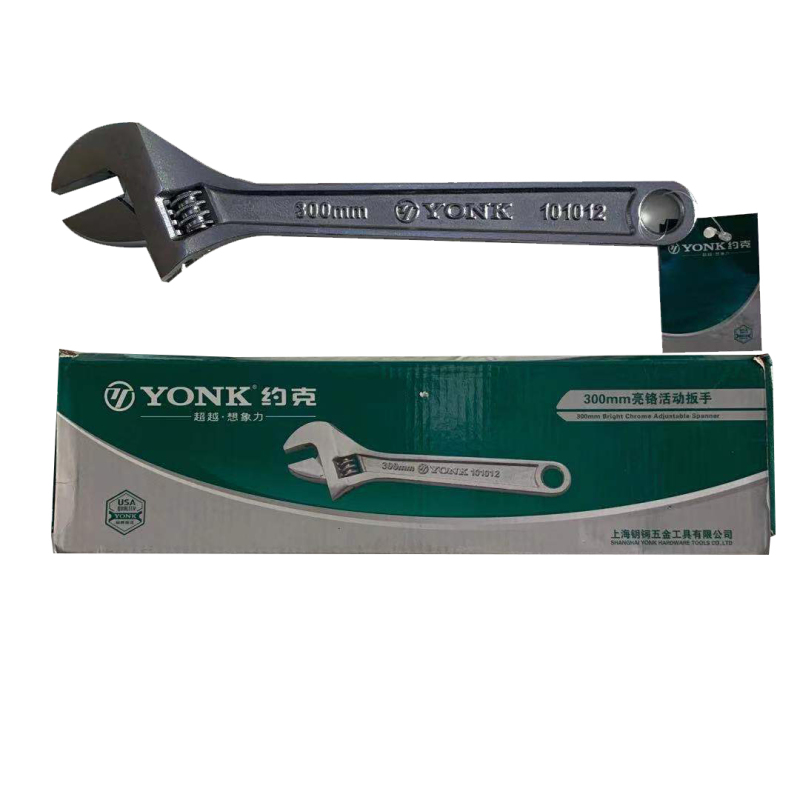 约克(YONK) 亮铬活动扳手300mm