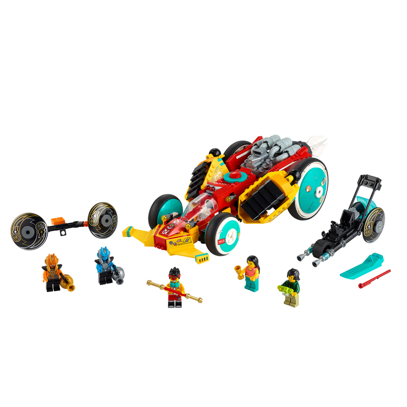 LEGO乐高悟空小侠系列悟空小侠云霄跑车80015 男孩女孩8岁+生日礼物 玩具积木