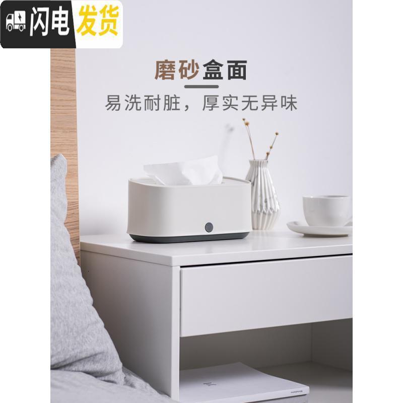三维工匠创意纸巾盒北欧风ins家用多功能客厅茶几收纳盒装纸巾抽纸盒高清大图