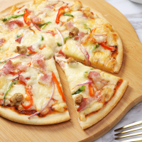 安特鲁七哥意式薄饼披萨饼底 匹萨胚比萨饼皮8寸pizza薄饼皮家用烘焙原料