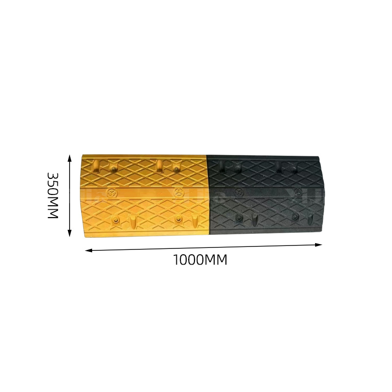 翌嘉YJ5011406 橡塑减速带道路公路汽车停车场限速缓冲橡塑减速带 菱型 1000*350*40高清大图