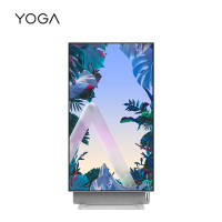 联想(Lenovo)YOGA 27 R5-6600H 16G 1TB)水月银 致美一体机台式电脑台式机