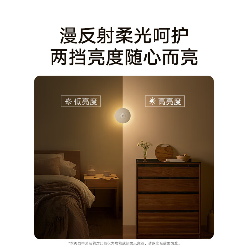 小米米家夜灯3 人体楼梯过道卫生间卧室睡眠婴儿喂奶氛围灯高清大图