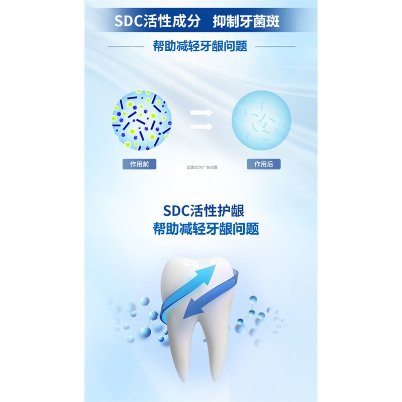 冷酸灵 健齿护龈双重抗敏感牙膏185克*5支高清大图