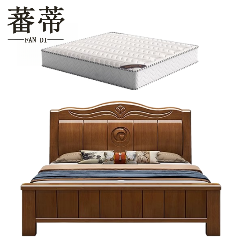 蕃 蒂 实木床高清大图
