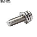 蒙企智品 304不锈钢三组合螺丝 6*22MM /个