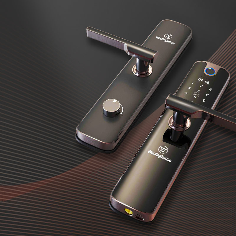 美国西屋(WESTINGHOUSE)WG9智能锁家用防盗门指纹锁木门密码锁酒店磁卡电子门锁高清大图