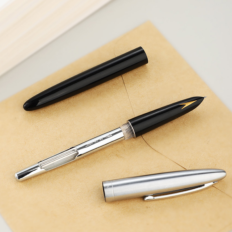 HERO英雄钢笔329-2老式复古经典英雄牌铱金笔学生练字男女 挤捏吸墨