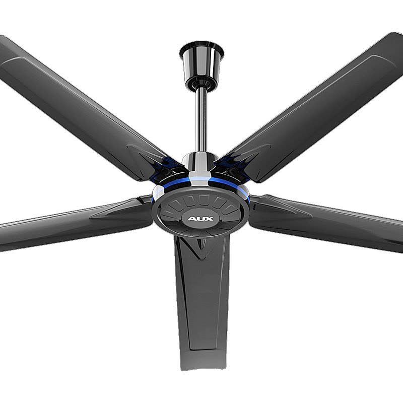 钻石牌黑色吊扇家用1400mm铁叶吊顶扇客厅扇用办公商用电风扇 56寸黑五叶吊王-遥控款/配吊钩图片