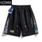 HLCOMAN[一折专区]潮牌卫裤短裤男夏季2025新款休闲运动五分裤