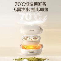 苏泊尔（SUPOR）电热饭盒泡芙系列加热饭盒1L免注水便携分区可拆洗上班族办公室轻音_163