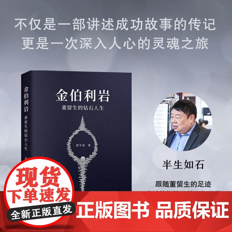 金伯利岩:董留生的钻石人生 迟宇宙 中国友谊出版公司 正版书籍
