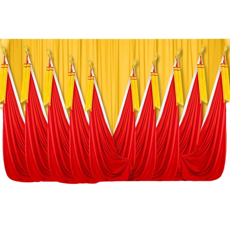 会议旗礼堂旗会议背景旗会议室大红旗 1号红旗10面