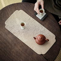 領藝 优选小茶席干泡垫香云纱织锦功夫茶具配件防水禅意壶承垫