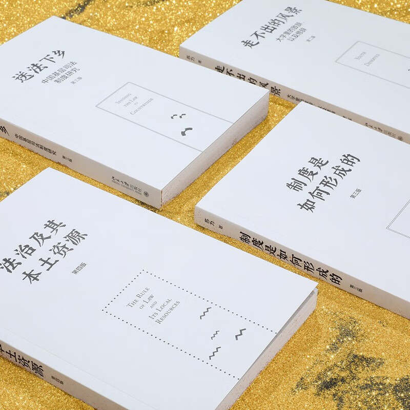 [正版]全4册2022全新再版 苏力作品集 走不出的风景+送法下乡中国基层司法制度研究+制度是如何形成的+法治及其本土资高清大图