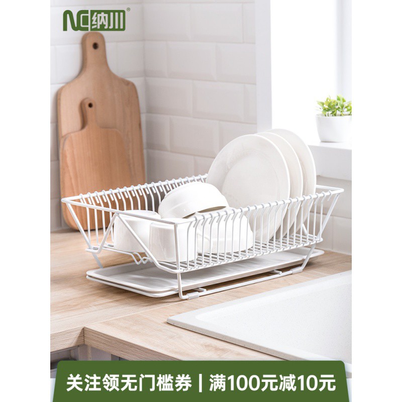 厨房碗筷餐具沥水架水果蔬菜收纳篮盘碗碟置物架子晾碗滴水架收纳层架 三维工匠高清大图