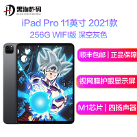 苹果 Apple 2021新款 iPad Pro 11英寸 256G WIFI版 苹果平板电脑 MHQU3 深空灰色 海外版