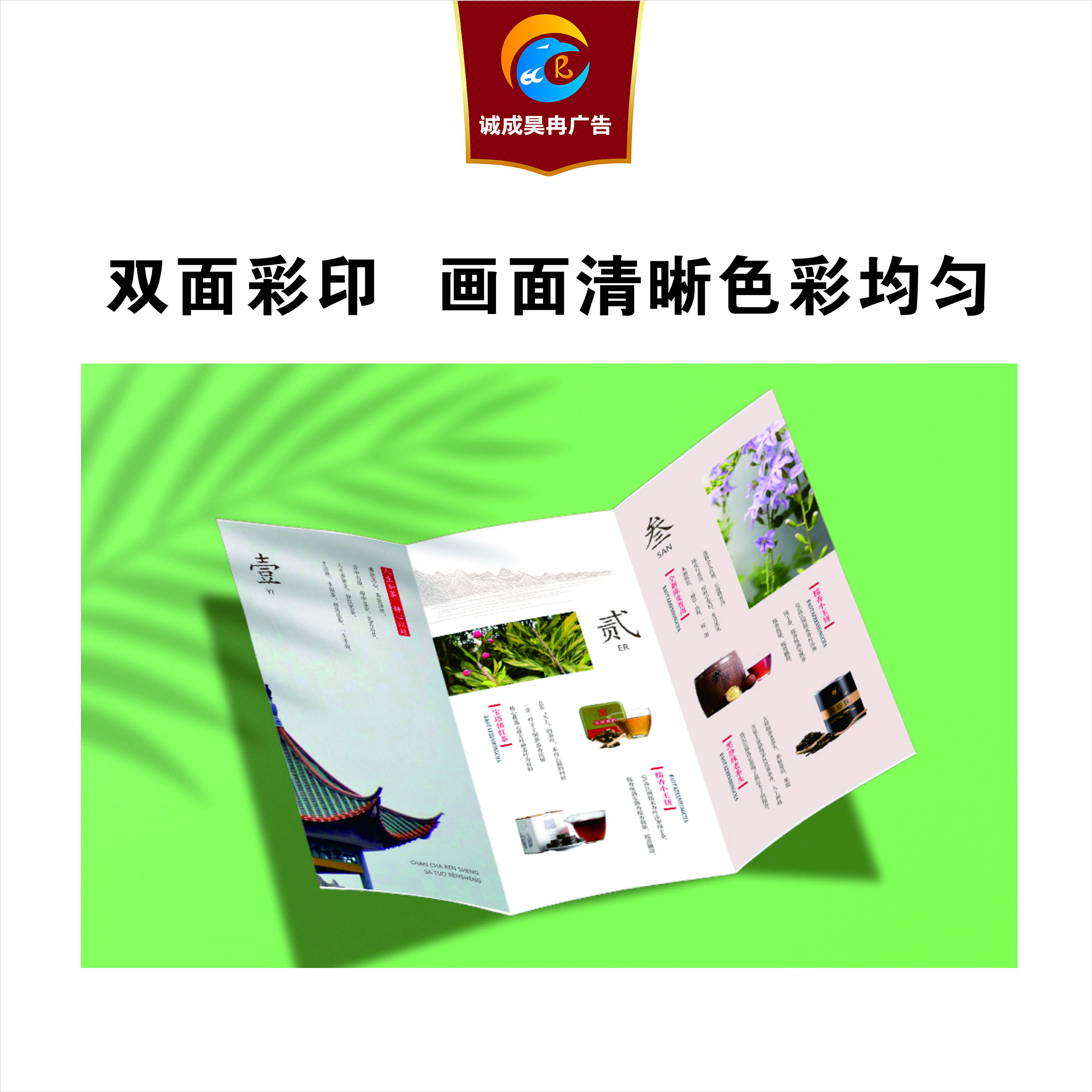 诚成昊冉广告 宣传三折页高清大图