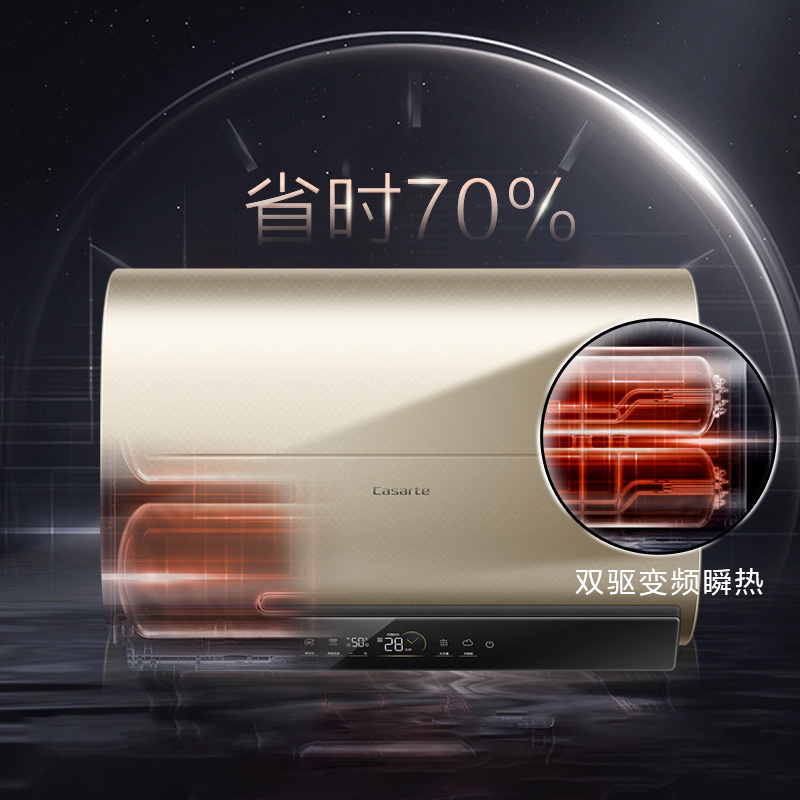 Haier/海尔 卡萨帝50升电热水器 纤薄彩金外观 双驱变频瞬热 空间大师 高颜值CEC5005-LPLS3L(U1)高清大图