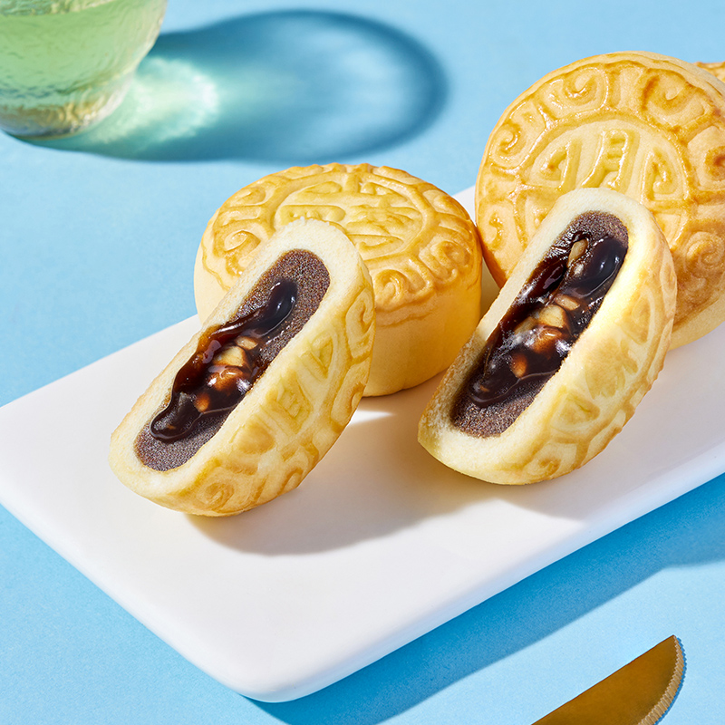 臻味-750g鲜品云锦月饼礼盒高清大图